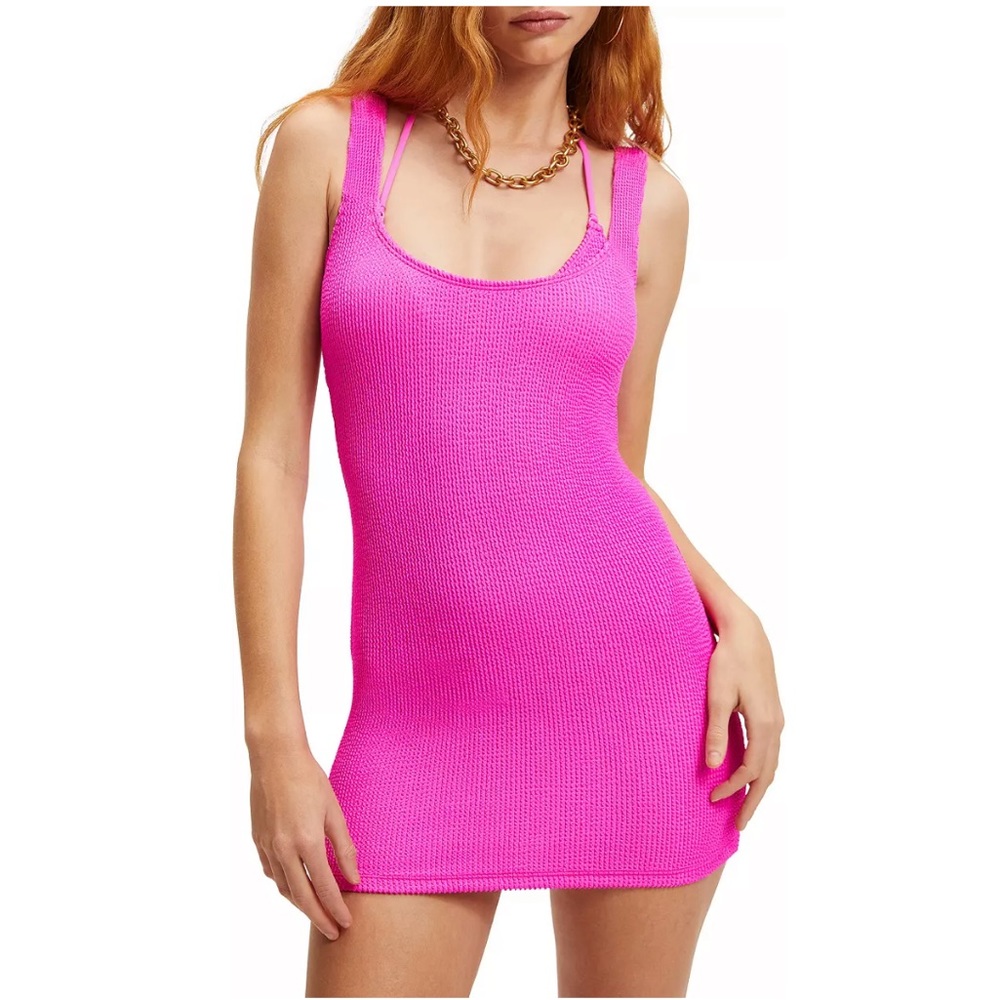 Good American Rose Pink cover up Dress